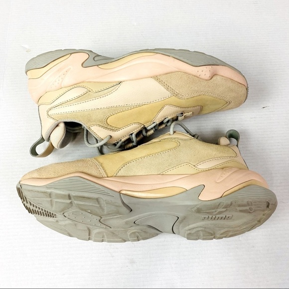 Puma Thunder Drift Leather Trainer Sneakers Size 8 - Picture 2 of 8
